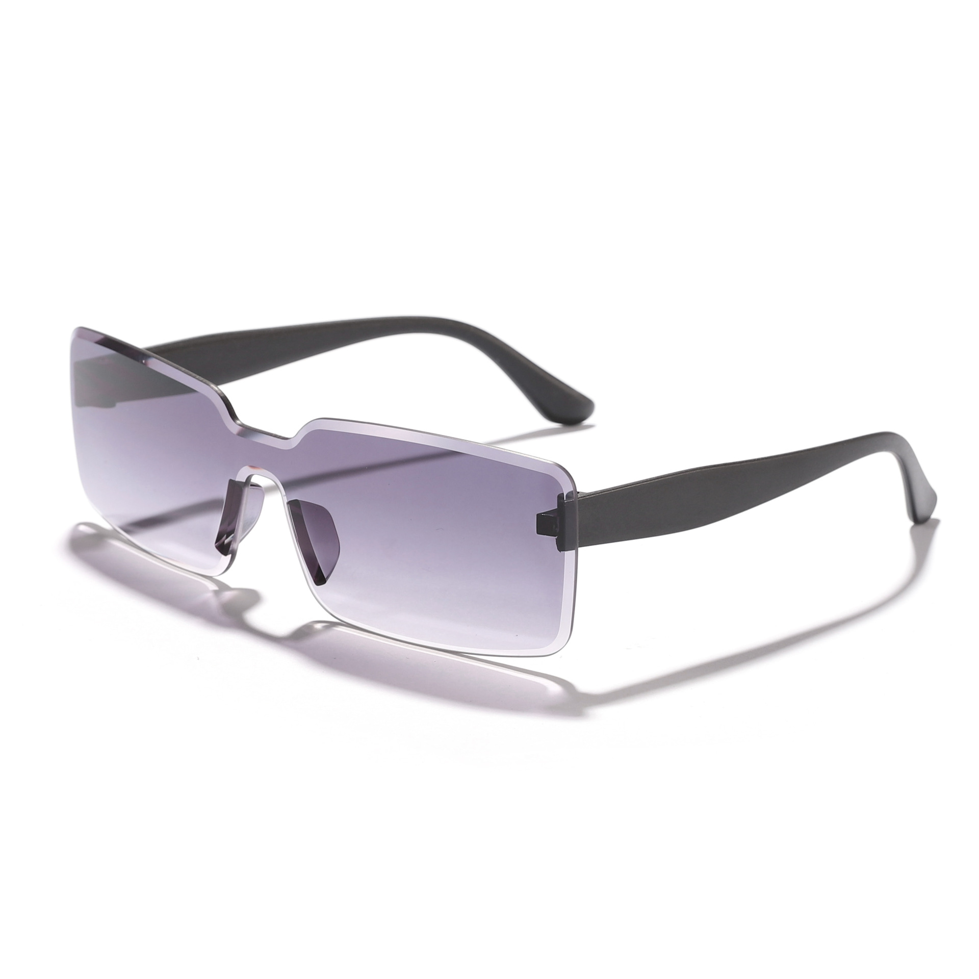 New Integrated-lens Rectangular Outdoor Sun Visor Sunglasses