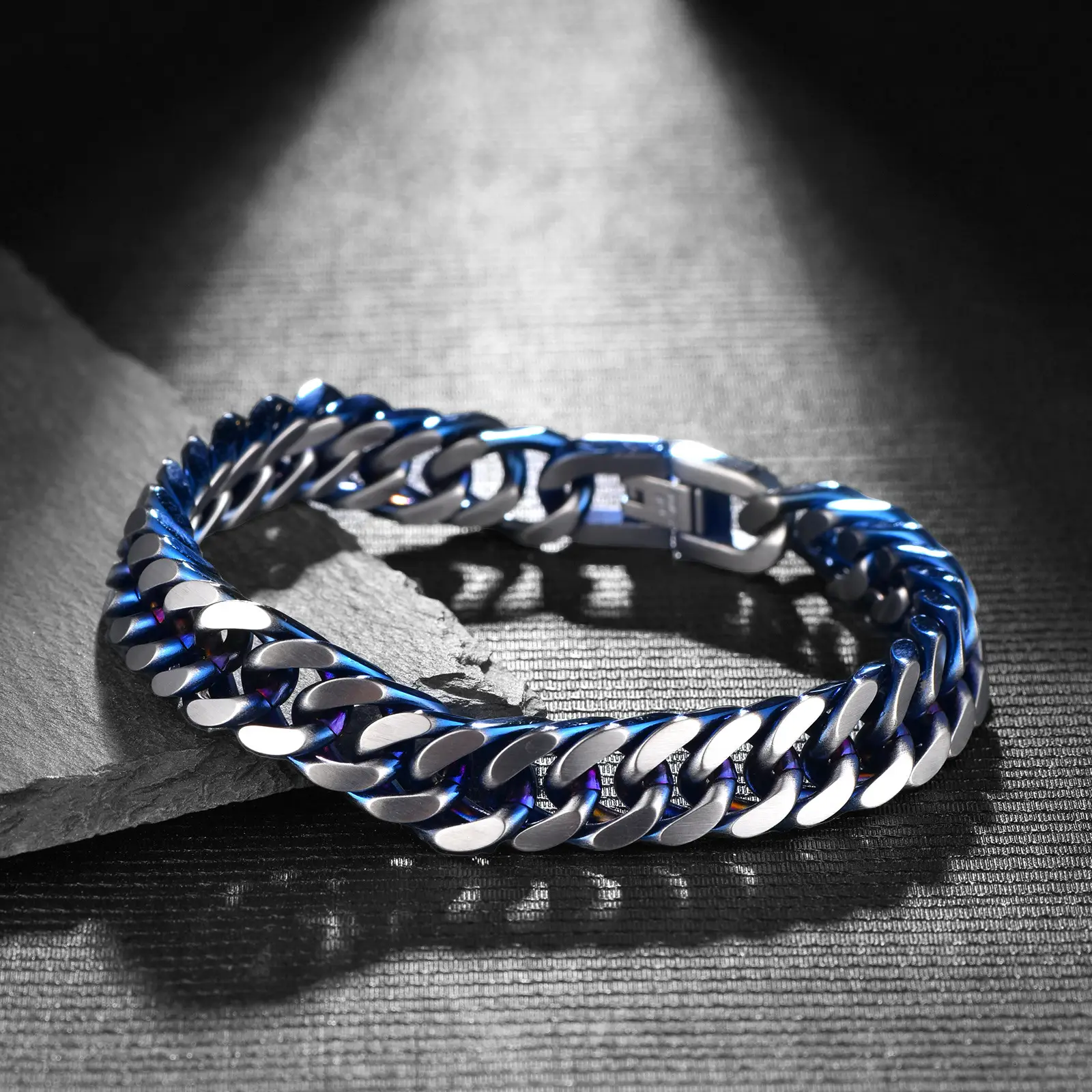 European And American Stainless Steel Men's Thick Bracelet Ornament