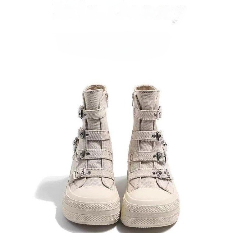 Canvas Low-Top Boots