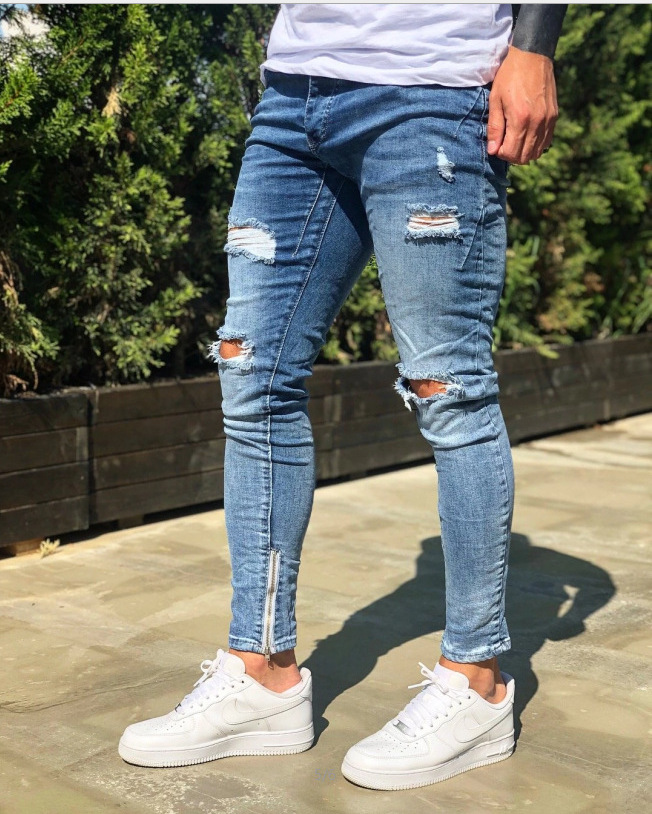 Title 5, Neue Herren-Jeans mit Stretch im Frühling, schm...