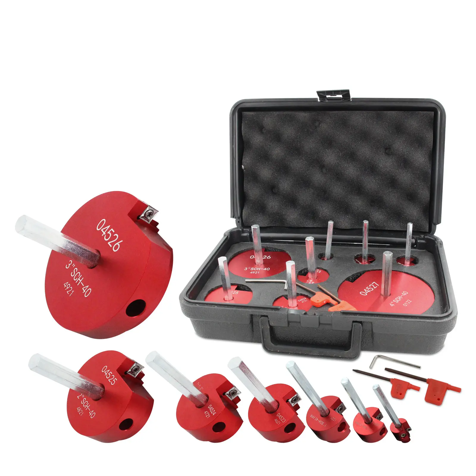 8-Piece PVC Pipe Reamer Set