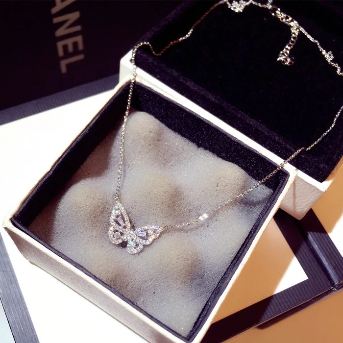 Title 7, Temperament Butterfly Pendant Necklace