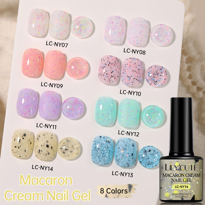 Creamy Eggshell Gel Nail Polish 9