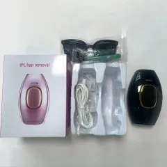Household Whole Body Painless Laser Hair Removal Device - Black - View 1