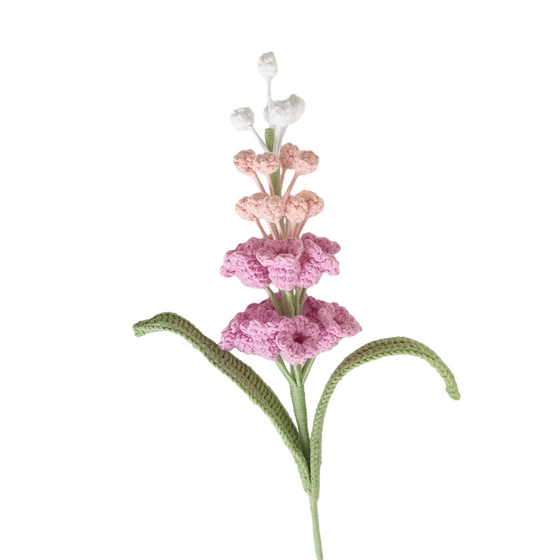 Knitted Grape Hyacinth Bouquet Finished Artificial Flowers