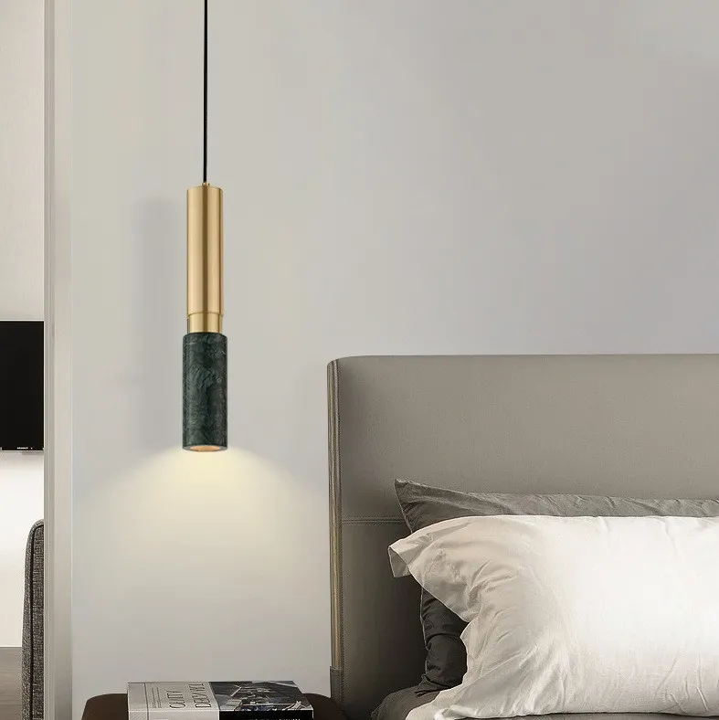 Marble Chandelier Light Luxury Background Wall Bedroom Bedside