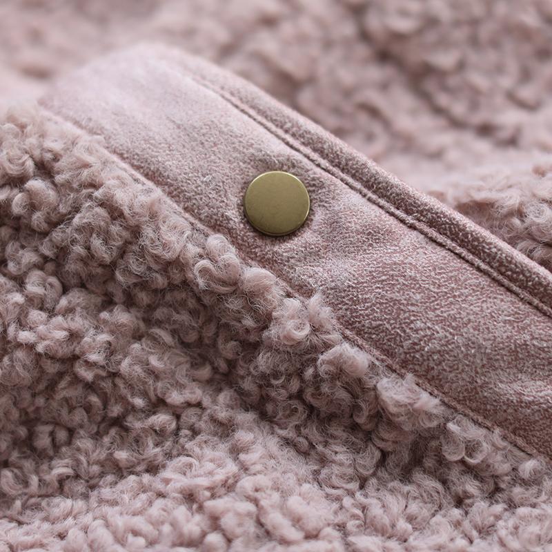 Plus Size Loose Artistic Long Sleeve Women's Short Winter Coat