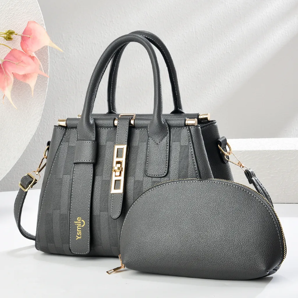 Handbag Crossbody Shoulder All-matching Elegant - Grey