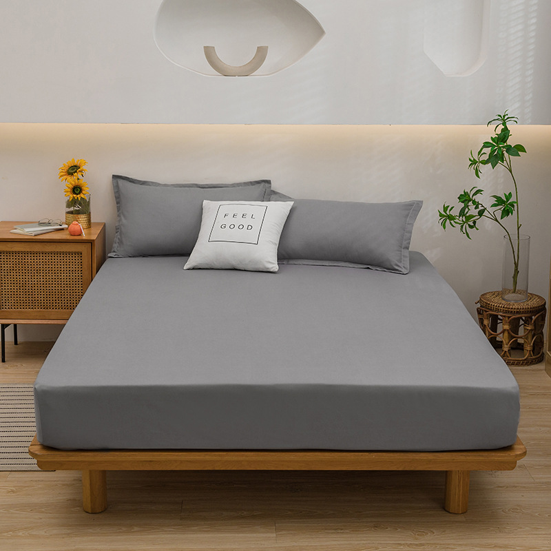 Solid Color Four-Piece Bedding Set, picture 4 of 12