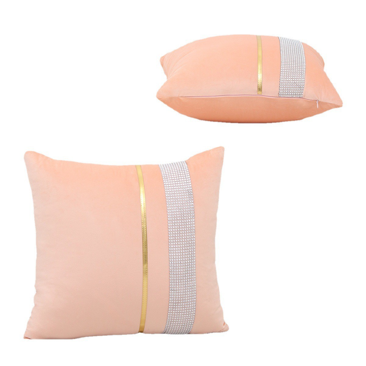 Velvet Headboard Cushion Pillow