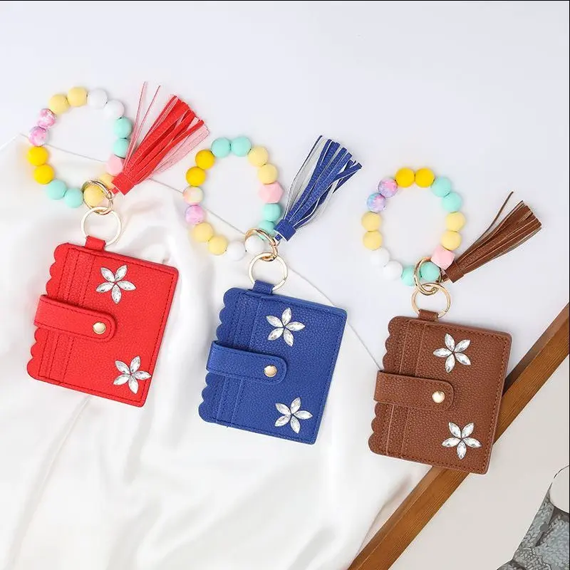Creative Silicone Bead Wrist Anti-Lost Coin Purse