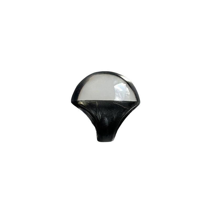 French Color Glaze Large Version Exaggerated Light Luxury Resin Ring