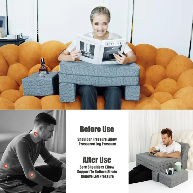 Reading Pillow High Density Sponge Belt Cup