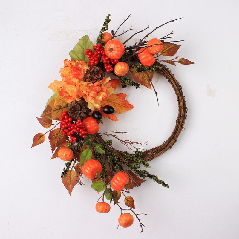 Title 4, Thanksgiving Harvest Festival Garland Autumn Co...