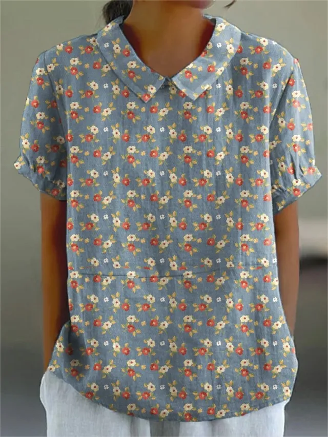 Summer Short Sleeve Printed Pullover Shirt Style31 Xl - Shop at LoveMi