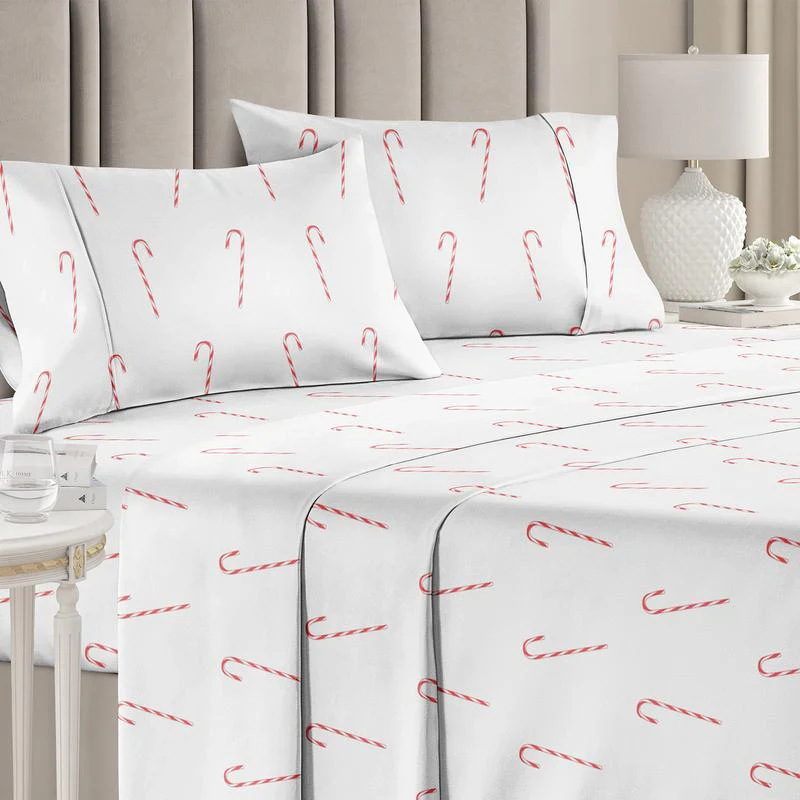 Christmas Bedding Suit Fitted Sheet Four-piece Suit