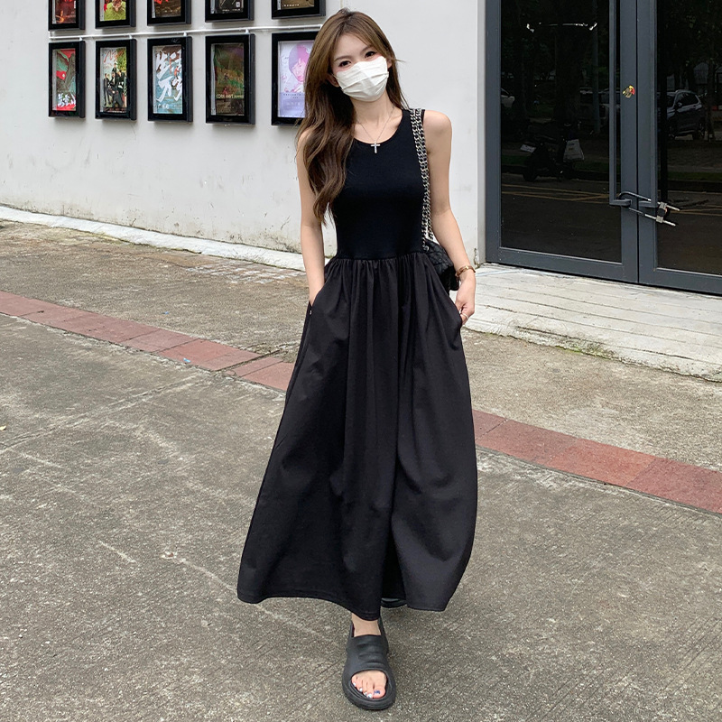 Sling Dress Female French Hepburn Style