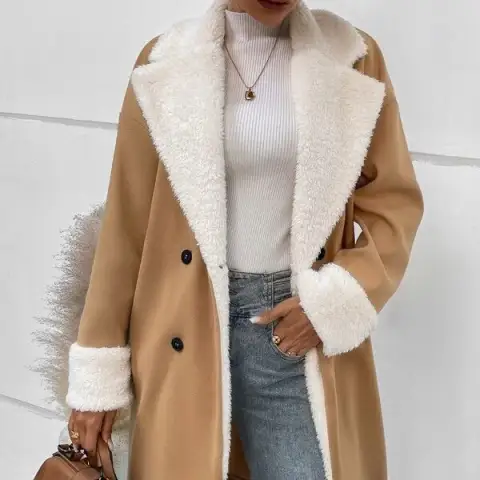 Leisure Commute Woolen Coat for Women
