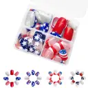Wear Nail Finished American Five-pointed Star Independence Day Combination view 4