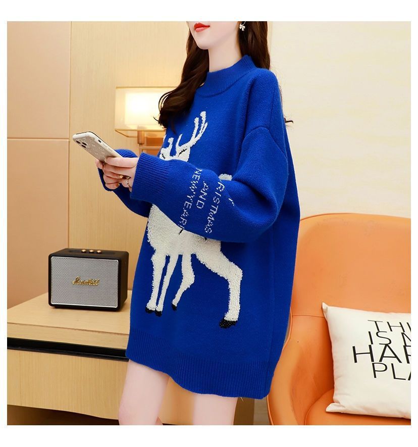 Title 3, Korean Style Mid-length Sweater Women