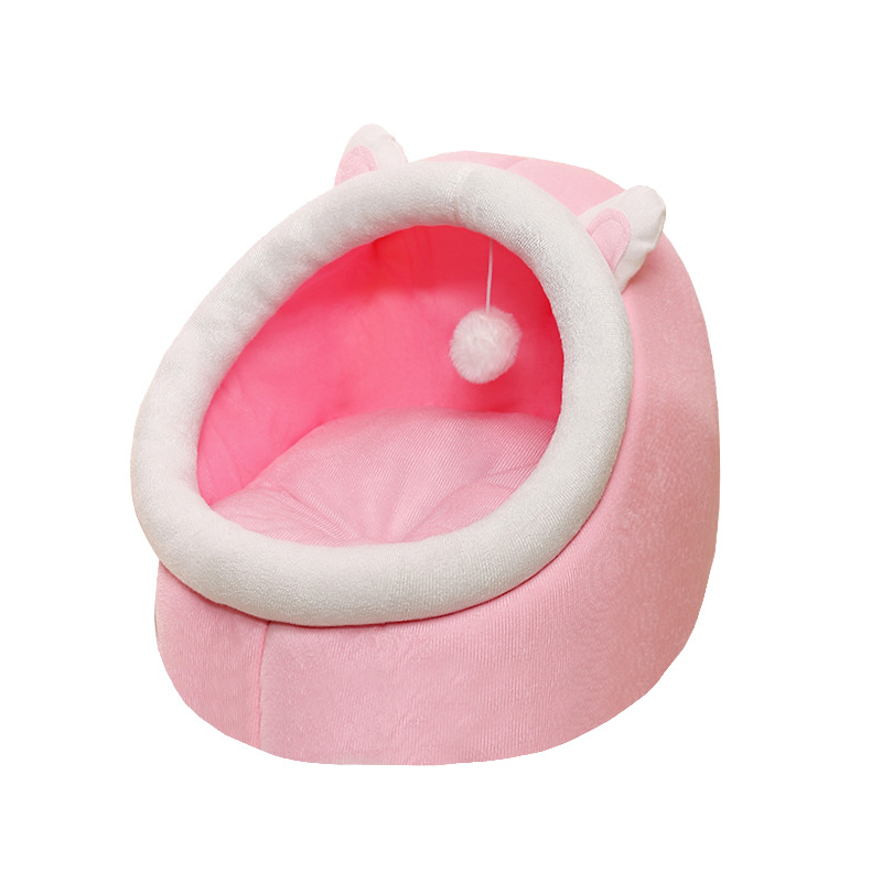 All-season Semi-enclosed Cat And Dog Bed — image 1