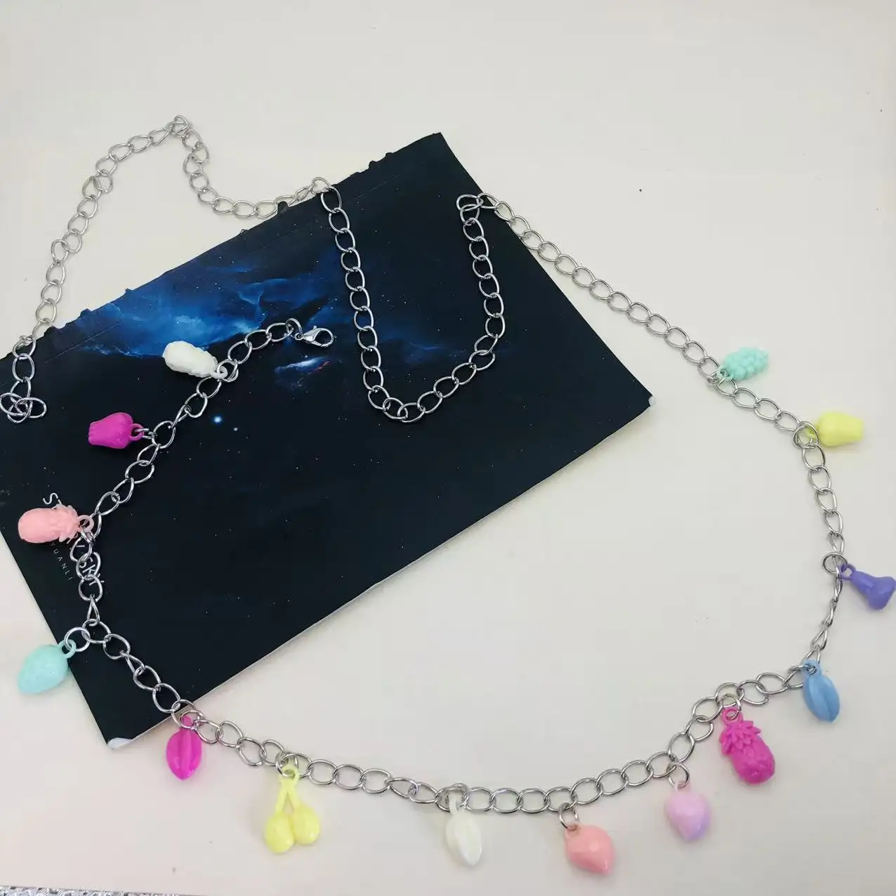 Candy-colored Cute Pendant Sweet And Edgy Anklet
