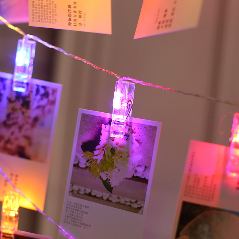 LED Photo Wall Clip Light String