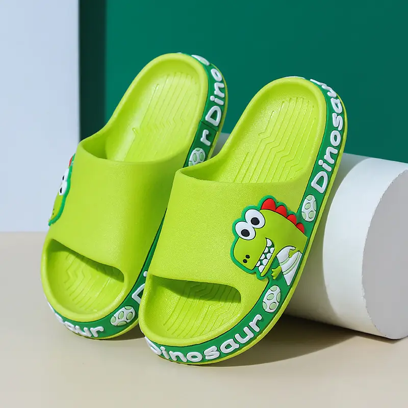 Children's Slippers Children's Shoes Cartoon Dinosaur Slippers