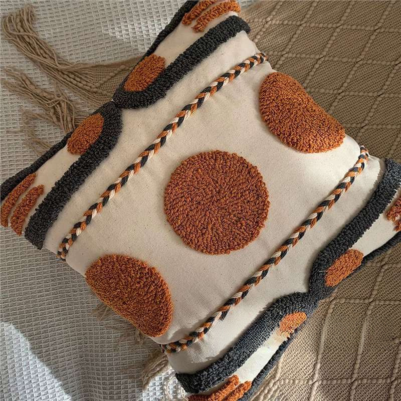 Ins Ximia Guesthouse Moroccan Tufted Cushion Pillowcase Bedside And Sofa Backrest Pads