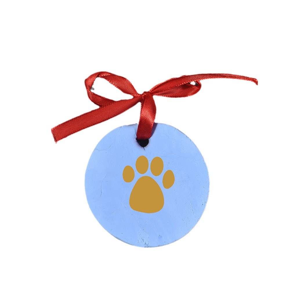 White Pet Cat And Dog Paw DIY Ink Pad Souvenir