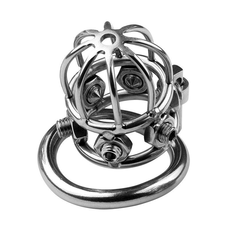 Stainless Steel Chastity Lock For Men Bondage 8
