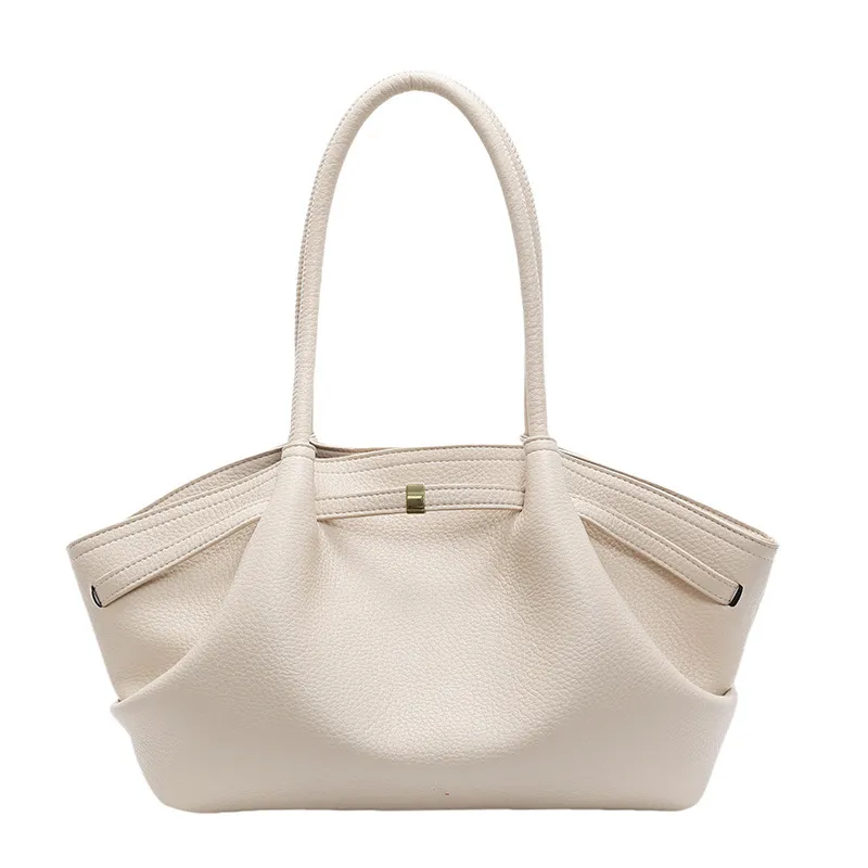 Work Commute Large Capacity One Shoulder Fashion Sense Underarm Bag - Beige