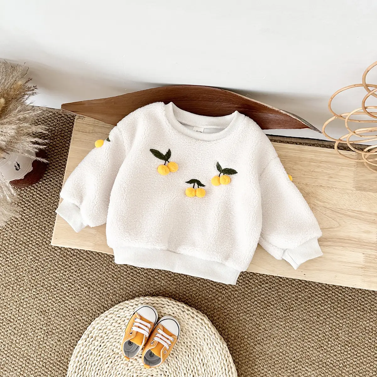 Cross-border Baby Girl Cashmere Thickened Sweater For Women