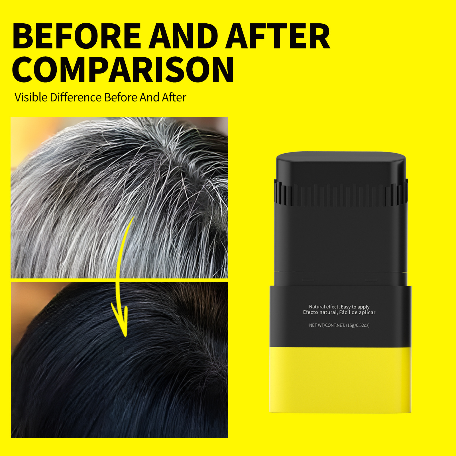 White Hair Color Supplement Stick Artifact Filling Hairline Waterproof