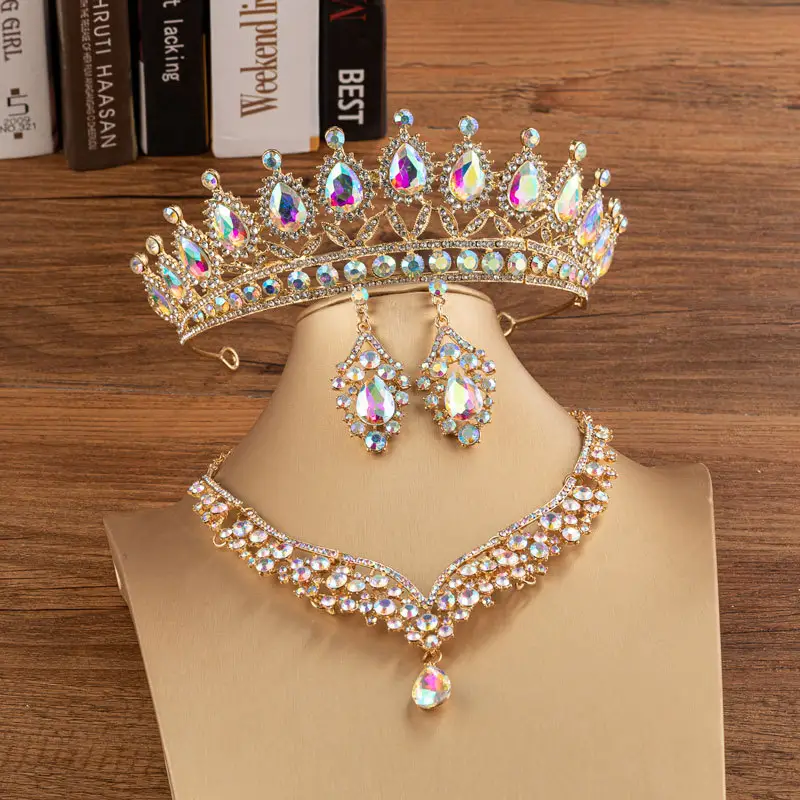 Bridal Crown Wedding Alloy Diamond Fashion Elegant