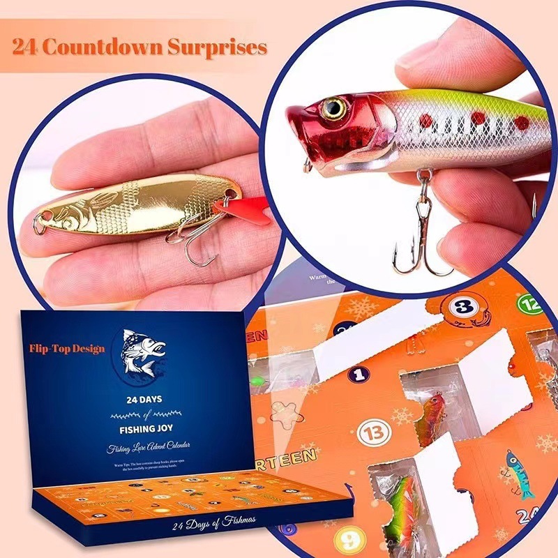 Title 1, 24-day Fishing Lure Advent Calendar