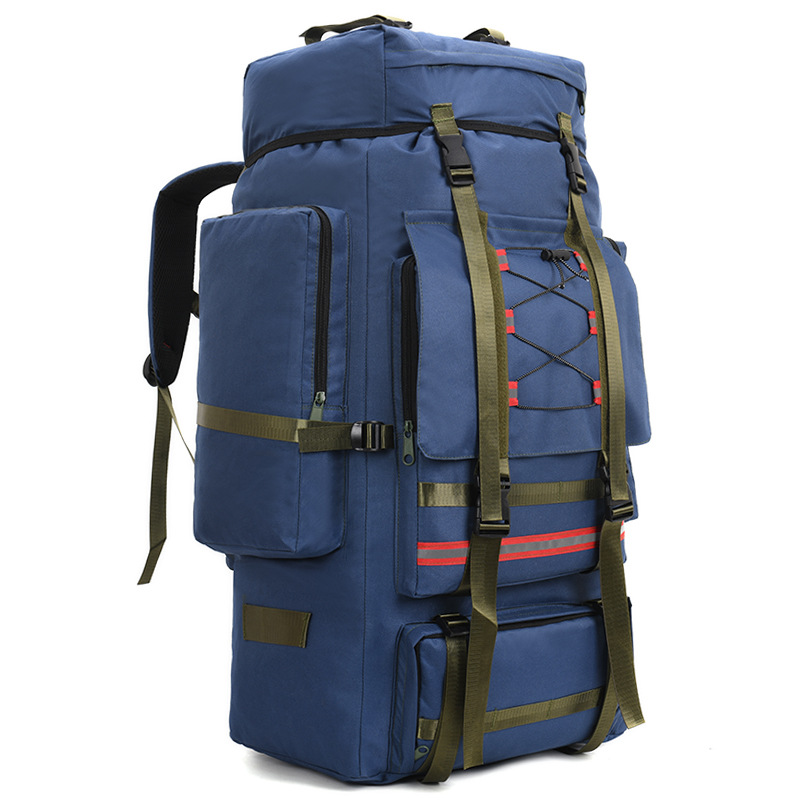 130L Extra Large Outdoor Camping Rescue Luggage Quilt Backpack Blue - Shop at LoveMi