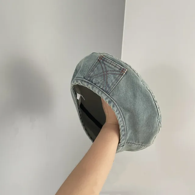 Children's Hat Girls Denim Beret Spring, Autumn And Summer Blue - Shop at LoveMi