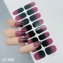 Manicure Full Stickers Solid Color 16 Small Stickers European And American Simple Nails view 19