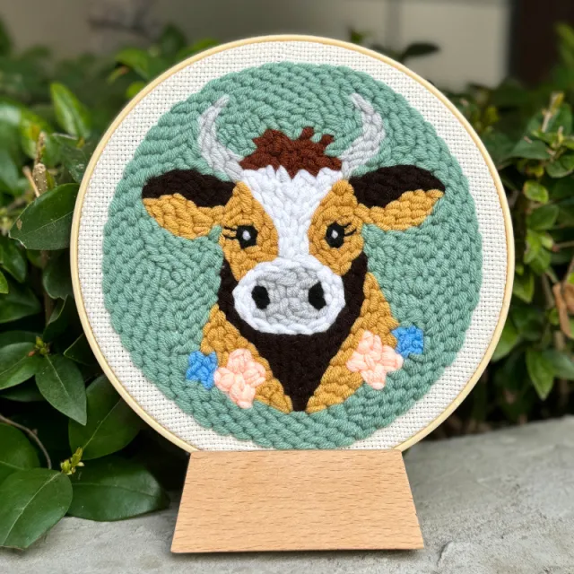 Cartoon Embroidery Diy Handmade Material Package Cattle - Shop at LoveMi