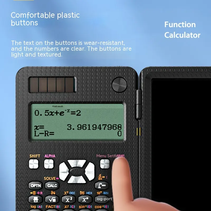 2 In 1 Foldable Scientific Calculators Handwriting