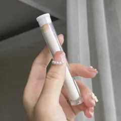 Boxed Mini Lip Brush Convenient Round Head Concealer Brush - Tender Yellow - View 1