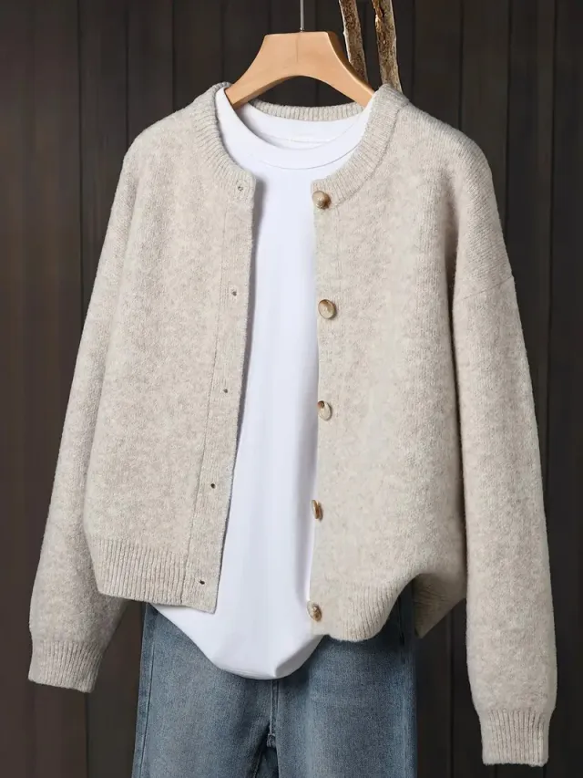 Loose Soft And Comfortable Commuting Coat For Women, Casual And Versatile Apricot - Shop at LoveMi