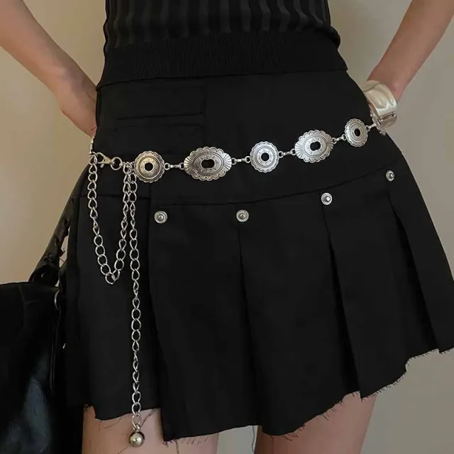 Bohemian Metal Butterfly Ethnic Style Retro Waist Chain Hollow Flowers - Shop at LoveMi