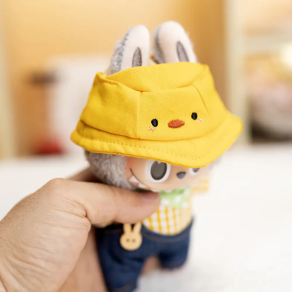 Small Yellow Duck Suspender Pants Plush Doll Clothes