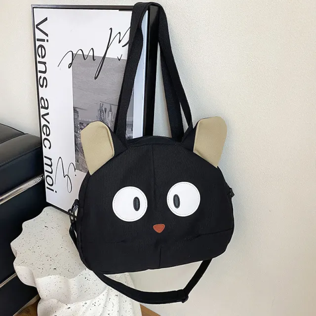 Shoulder Bag Tote Bag Casual Girl Large Capacity Crossbody Black - Shop at LoveMi