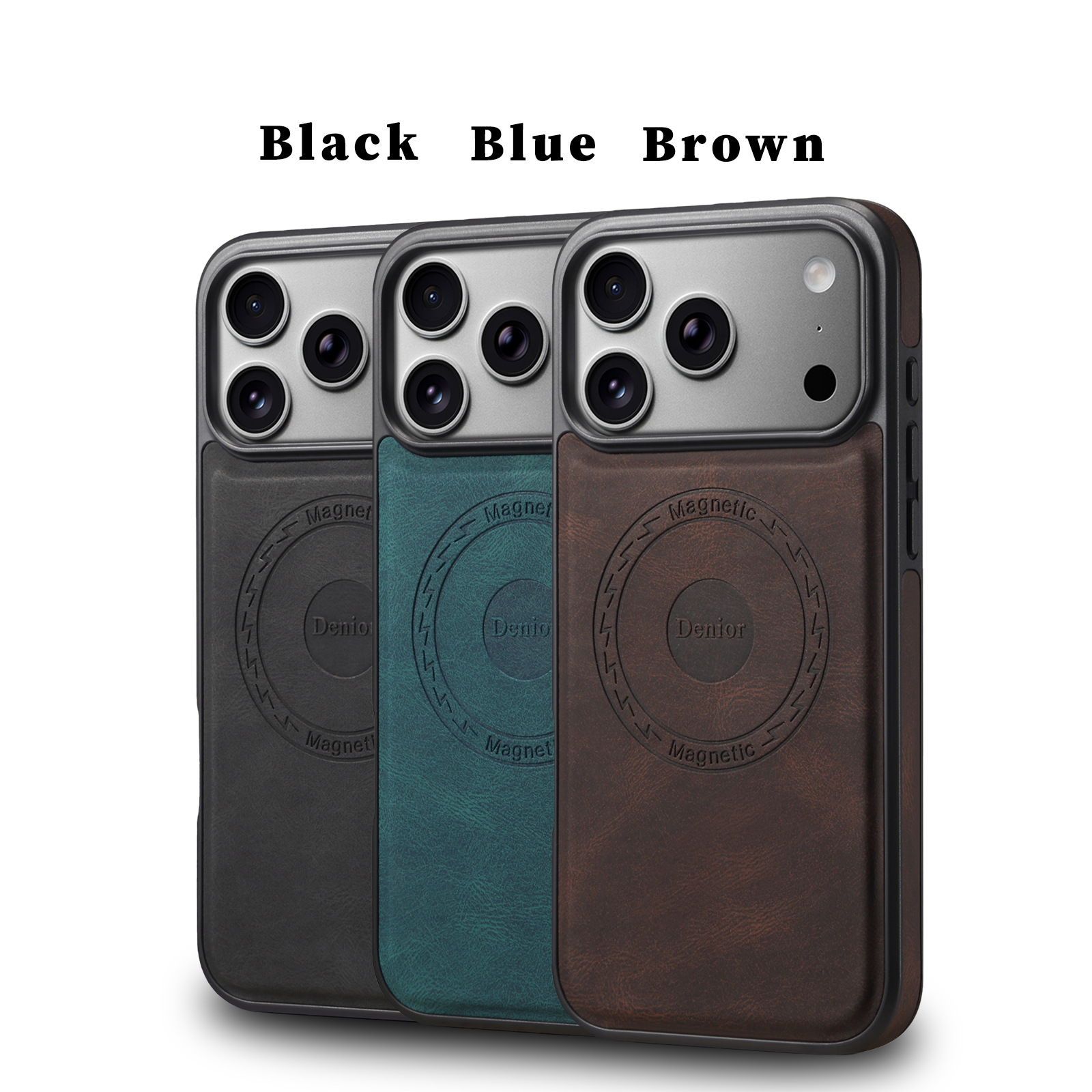 Skin-texture Magnetic Phone Case Protector 8