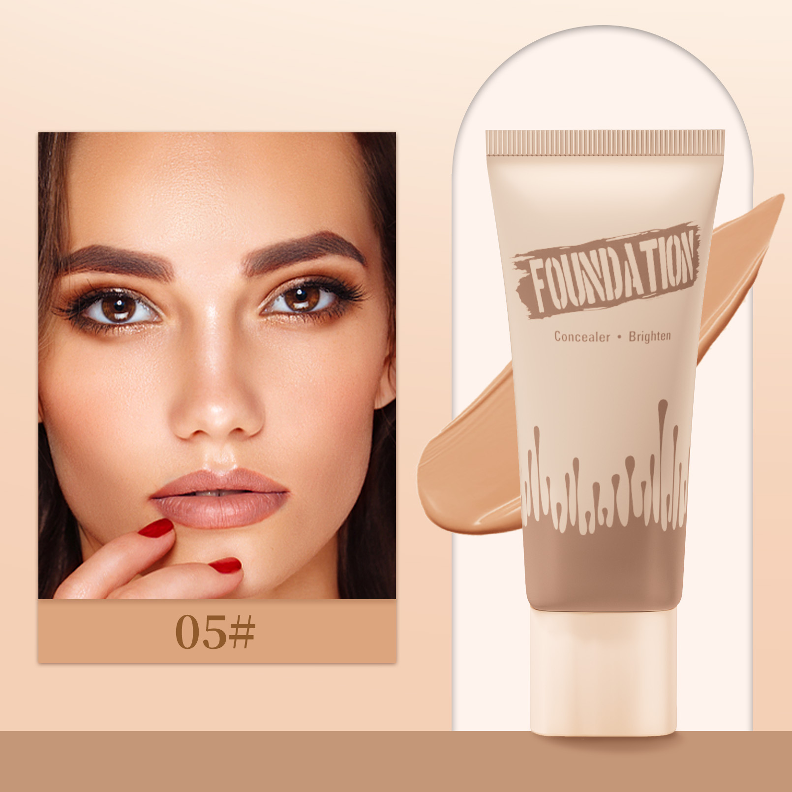 Concealing Foundation Oil Control Makeup Natural BB Cream 10