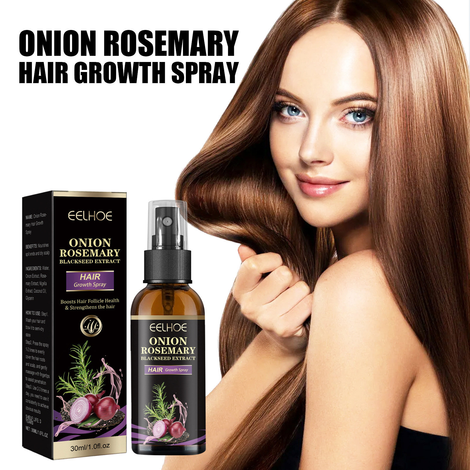 Scalp-softening Shine-enhancing Hair Care Spray