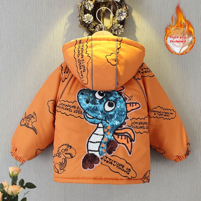 Flying Dragon Coat Orange